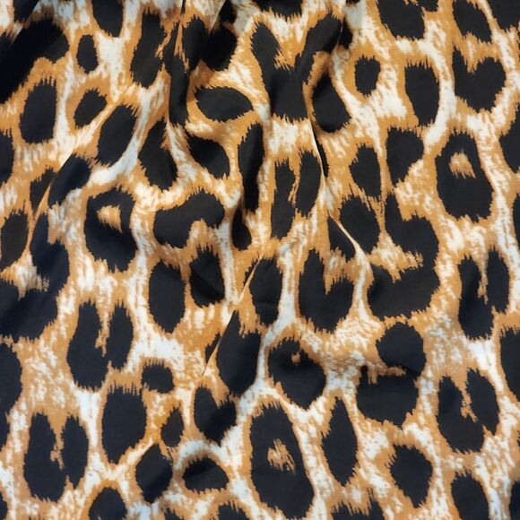 Animal Print Off the Shoulder Top Women's XL - Picture 4 of 7